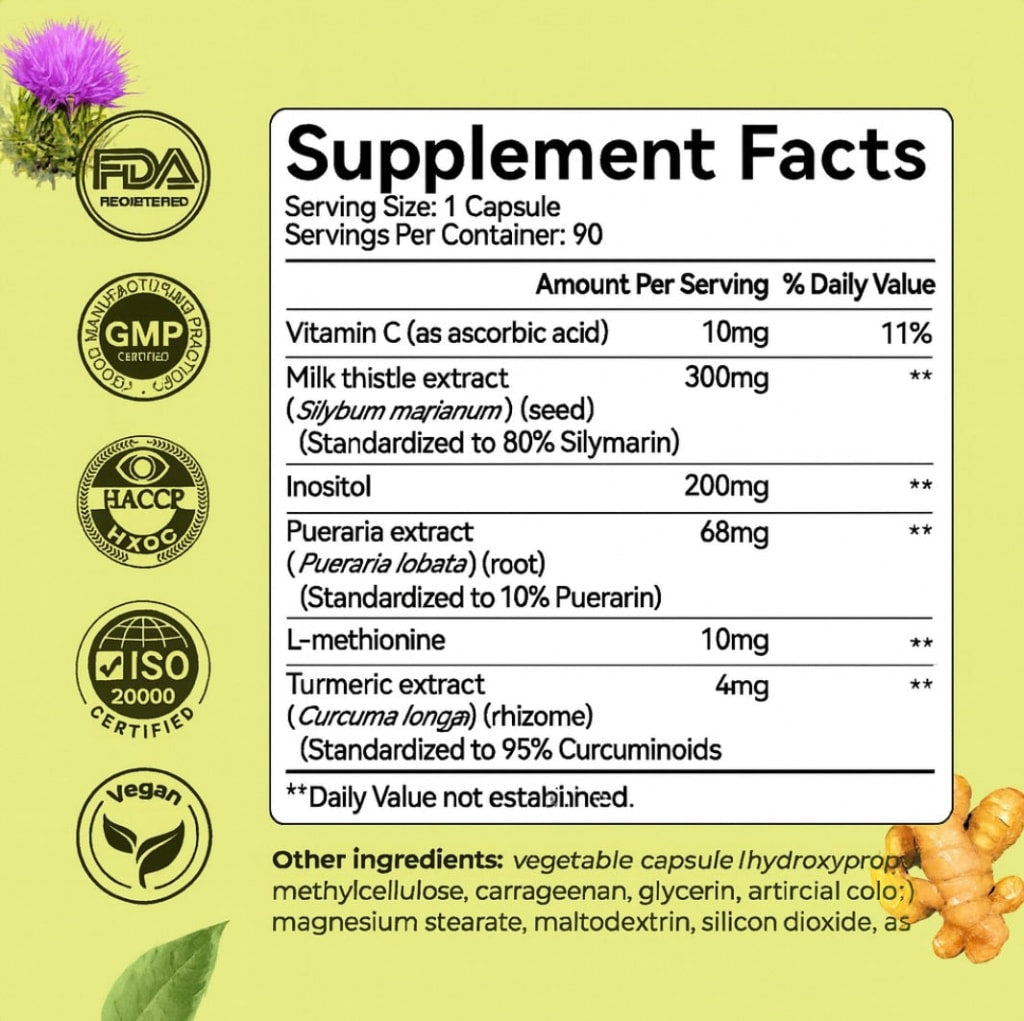 Feel Lighter, Live Brighter with ACGVA™ Milk Thistle.