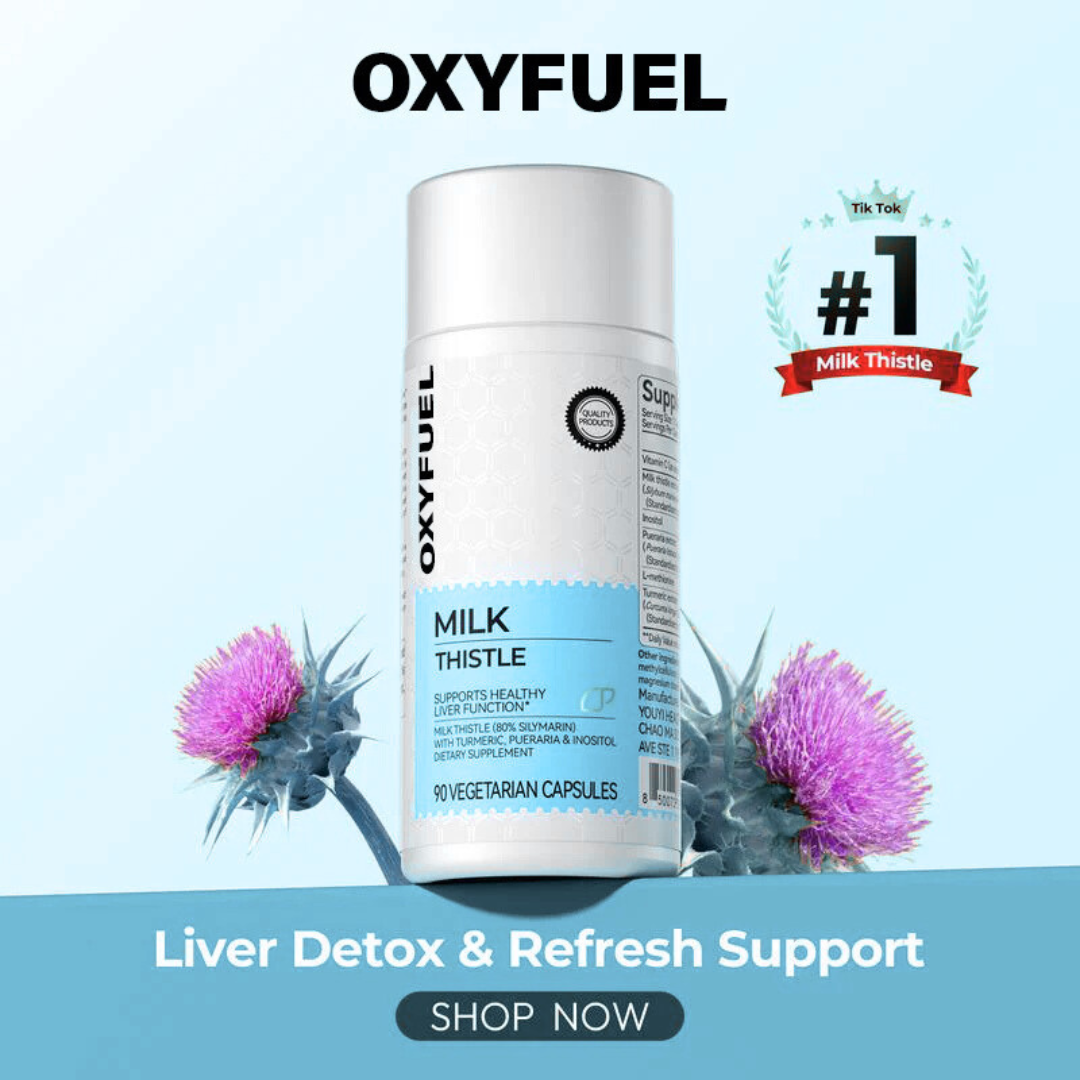 OXYFUEL Milk Thistle Liver Detox & Colon Cleanse