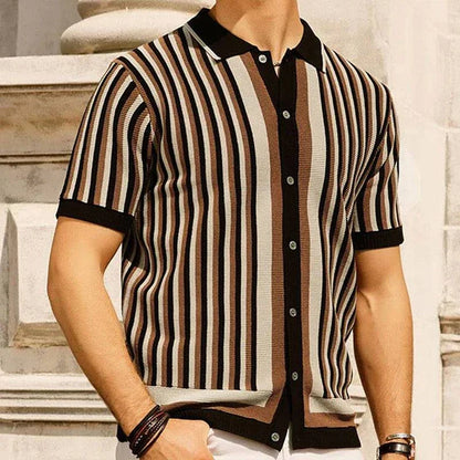 Amalfi Striped Polo Shirt