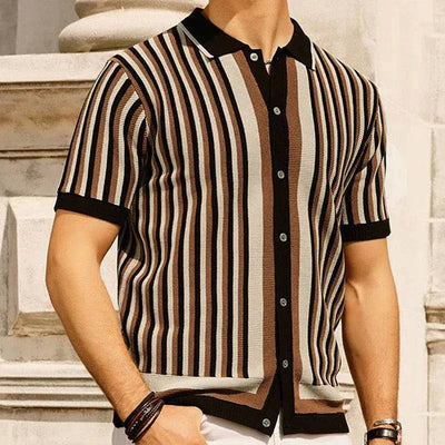 Amalfi Striped Polo Shirt