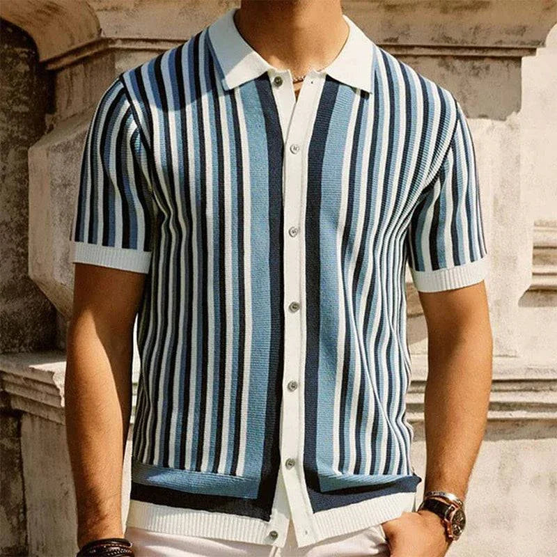 Amalfi Striped Polo Shirt