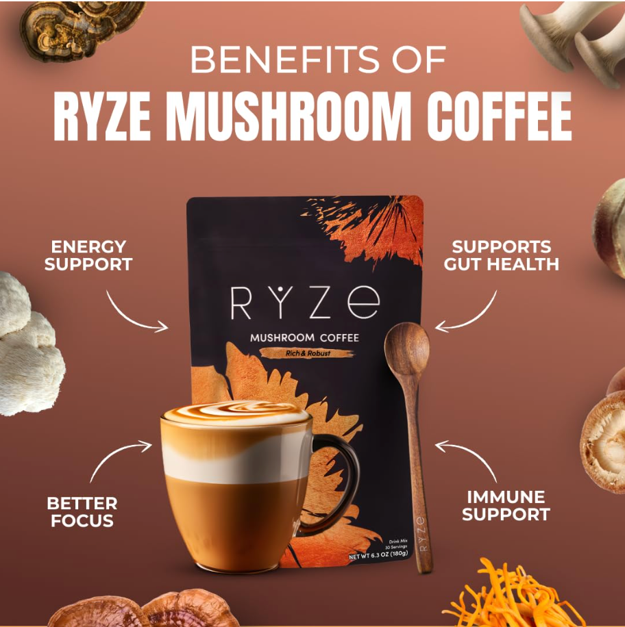 Think Sharper, Move Faster with ACGVA™ Mushroom Coffee.