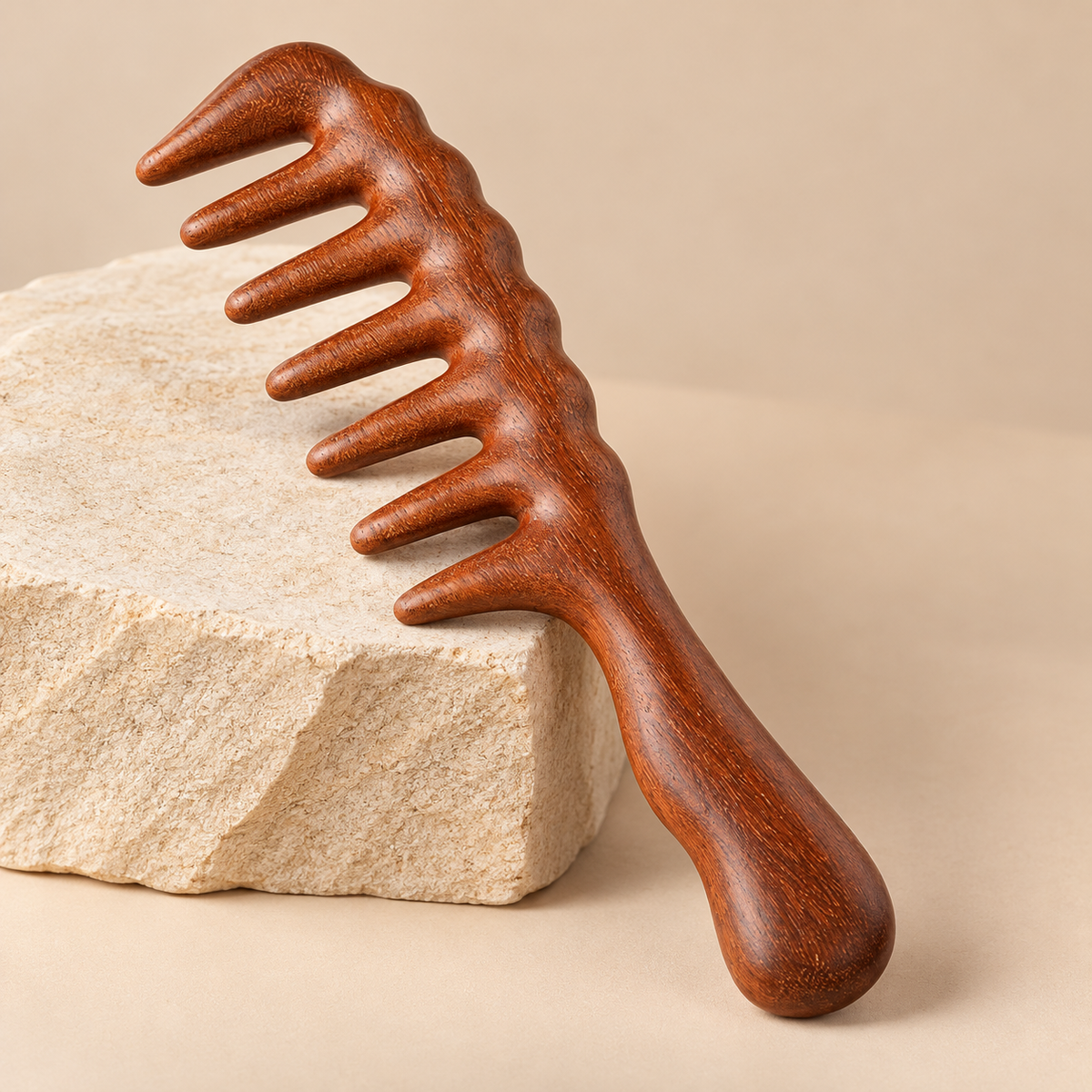 Elevate Your Hair Care with ACGVA™ Sandalwood Comb