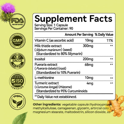 Feel Lighter, Live Brighter with ACGVA™ Milk Thistle.