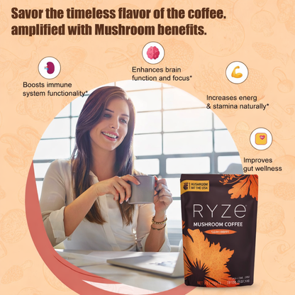 Think Sharper, Move Faster with ACGVA™ Mushroom Coffee.